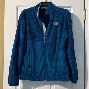 North Face Osito Royal Blue Fuzzy Jacket
